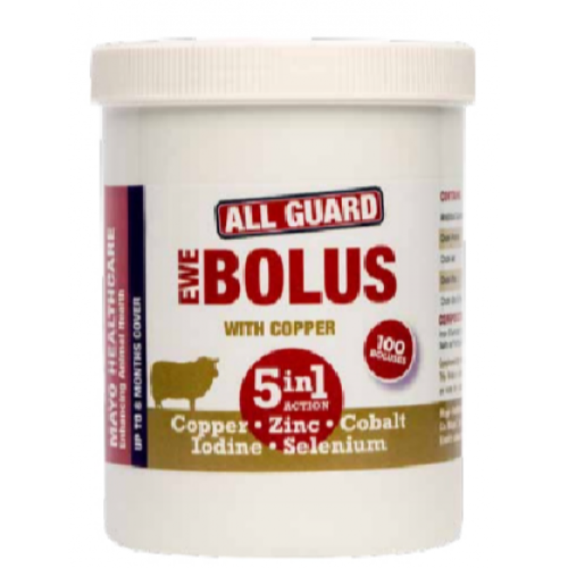 All Guard 5 in 1 Ewe Bolus 4g Copper