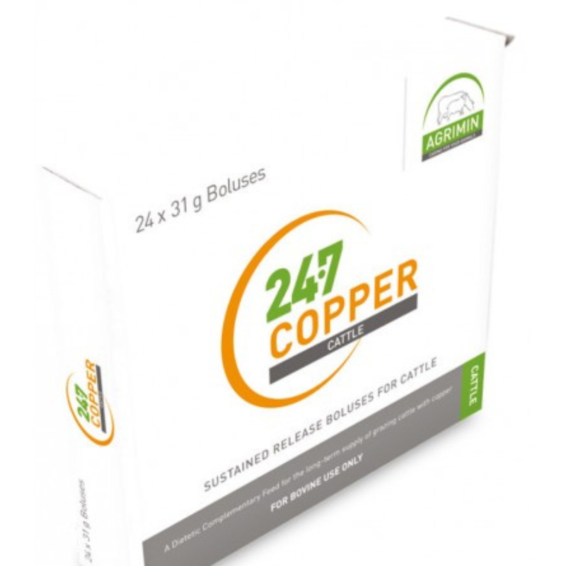 Agrimin 24/7 copper cattle bolus