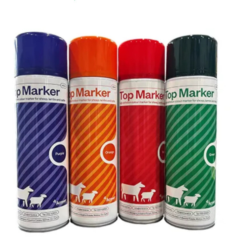 Top Marker identification spray