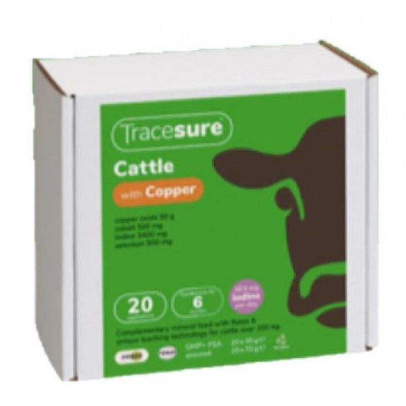 Tracesure Cattle Bolus With Copper