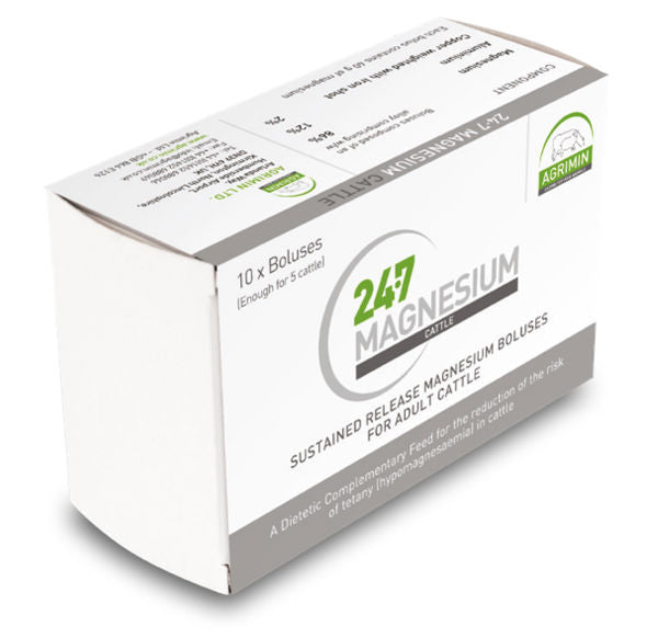 Agrimin 24/7 magnesium bullets cattle