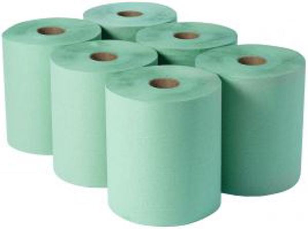 ZEUS GREEN DAIRY WIPES 2 PLY 6'S (Ideal for Milking Parlours)